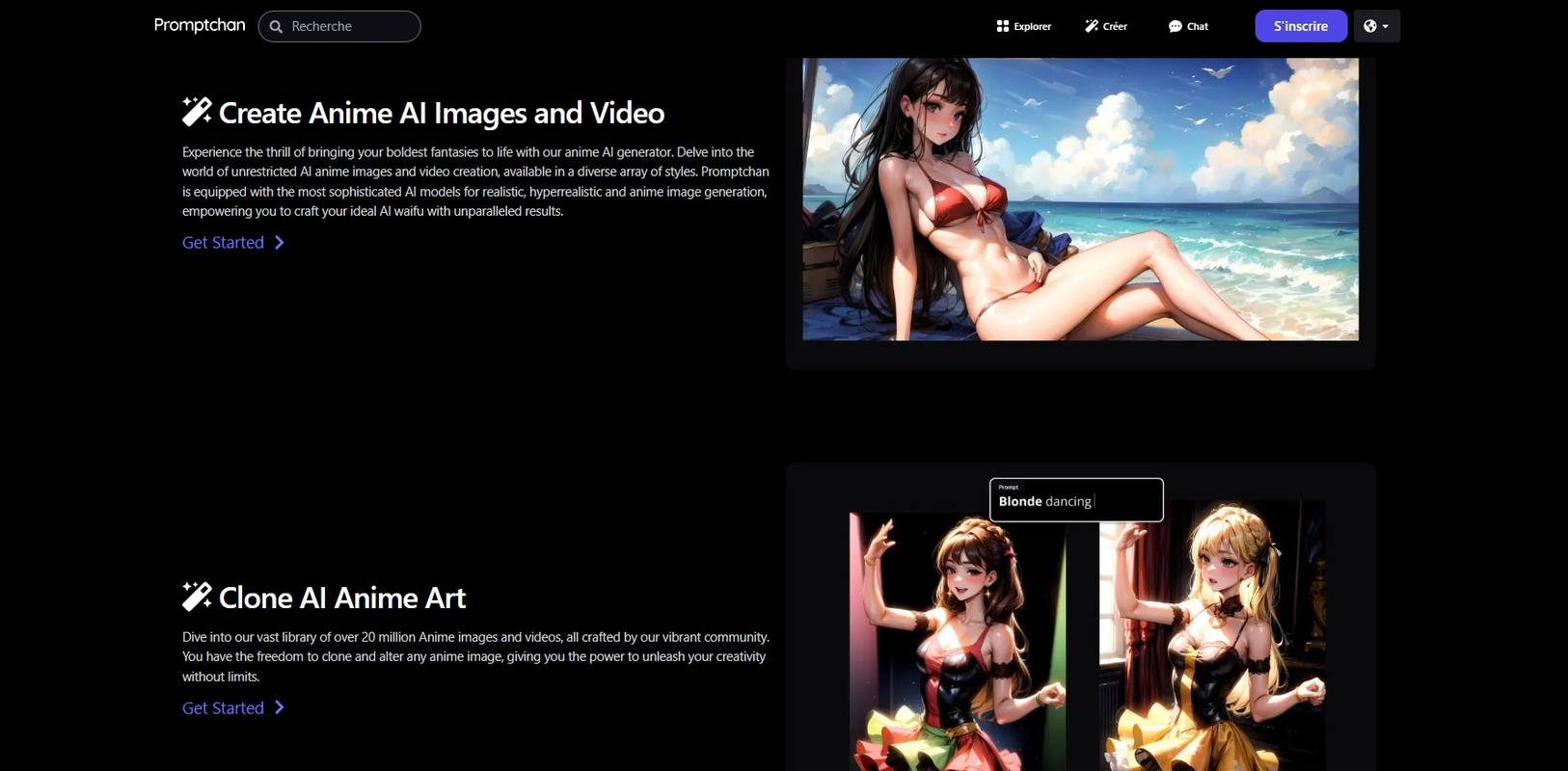 Promptchan AI Generierungsbeispiel